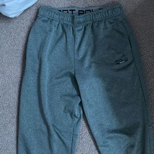 Grey polo sweat pants